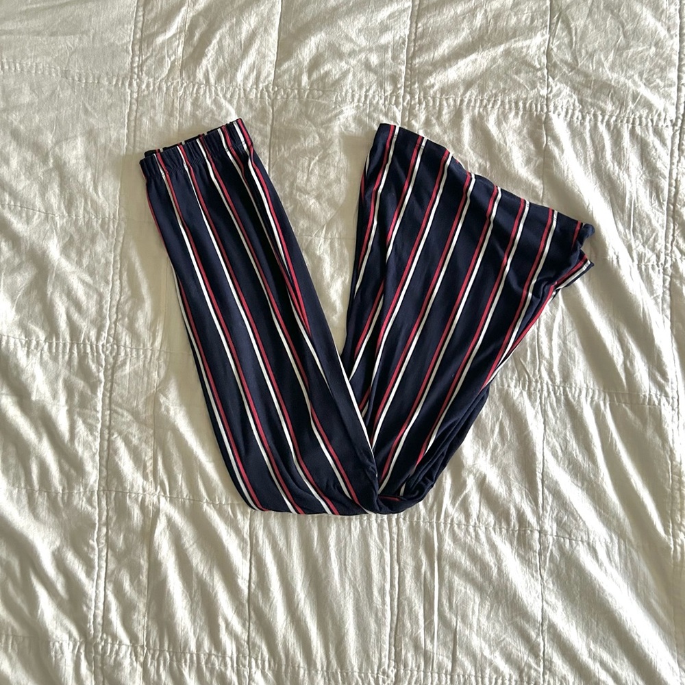 high waisted striped flare pants from forever 21 ❤️